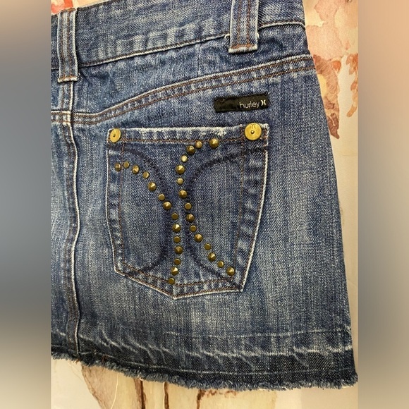 Size 3 Hurley denim skirt​​​​​ - Picture 5 of 6